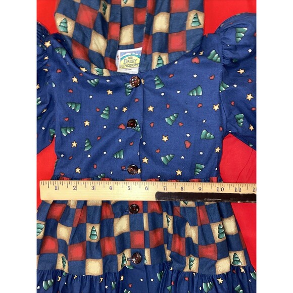 Daisy Kingdom Vintage Northwoods 3-Tier Girls Size 4 Winter Hooded Dress USA NWT - Picture 16 of 16